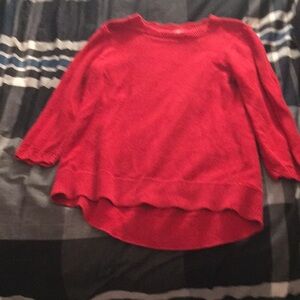 Red sweater